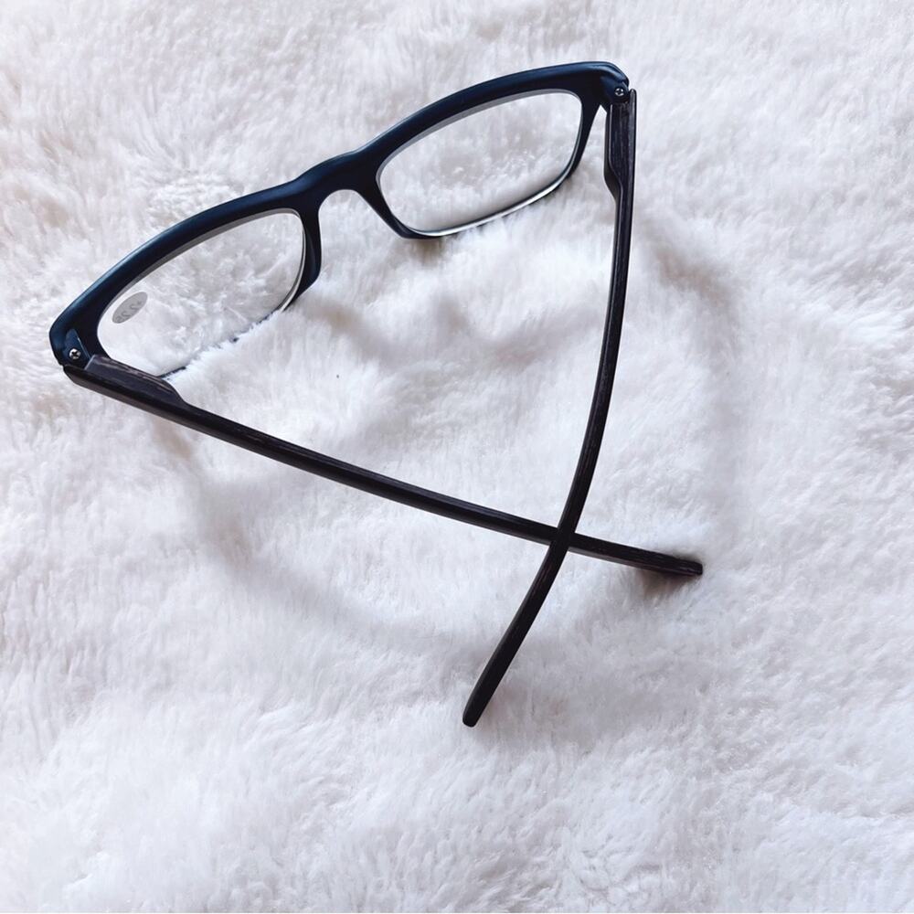 Olivia Blue with Dark Wood Reader Glasses - Picture 8 of 11